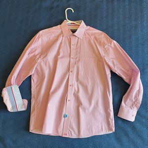 Men's Johnston & Murphy Button Down Shirt Size Medium